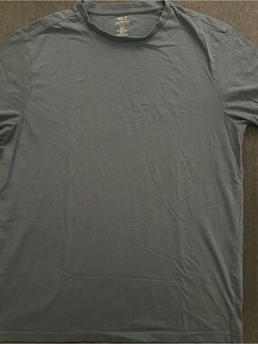 Home Essentials Slate Crew Neck Short Sleeve Tee - Gray